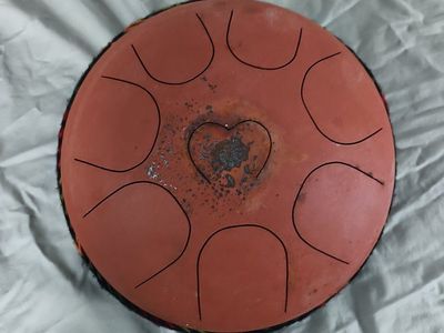 Moyodrum Moyo Baby F# Tongue Drum - Orange Percussion Instrument