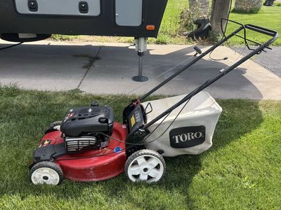 Great used Toro recycler lawnmower, self-propelled