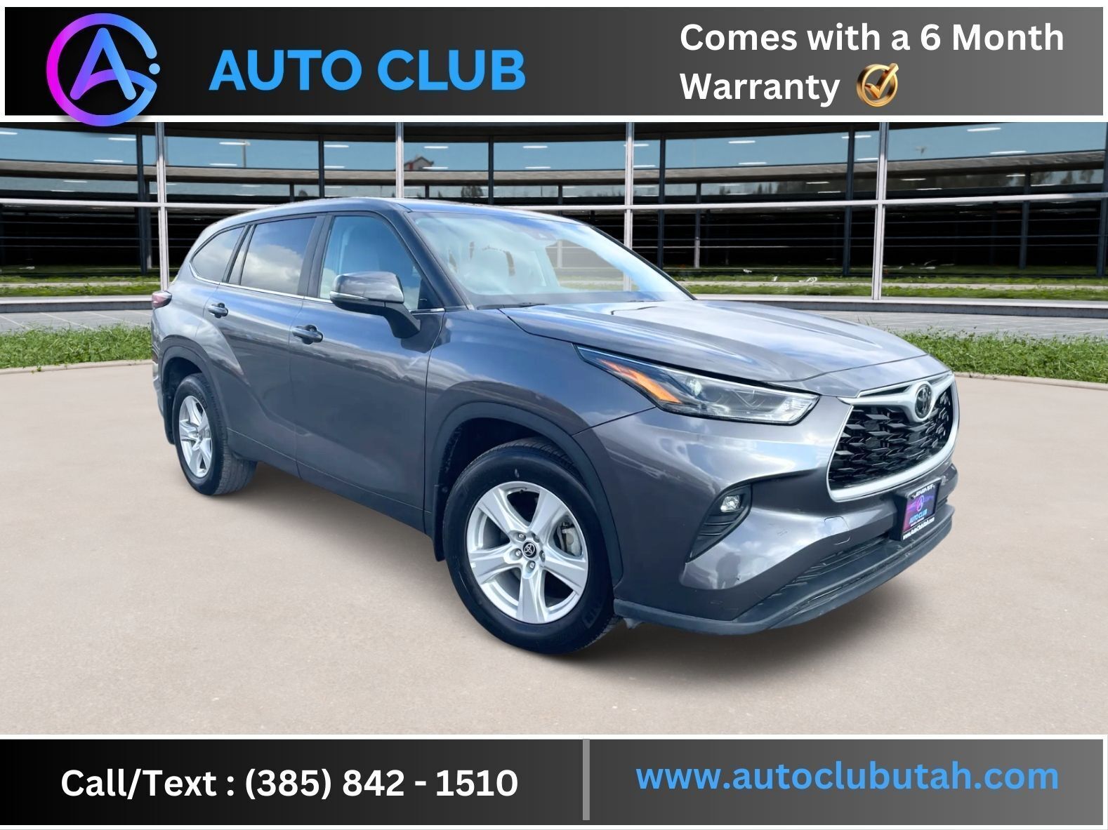 2024 Toyota Highlander LE — rebuilt & branded title, 27% below market