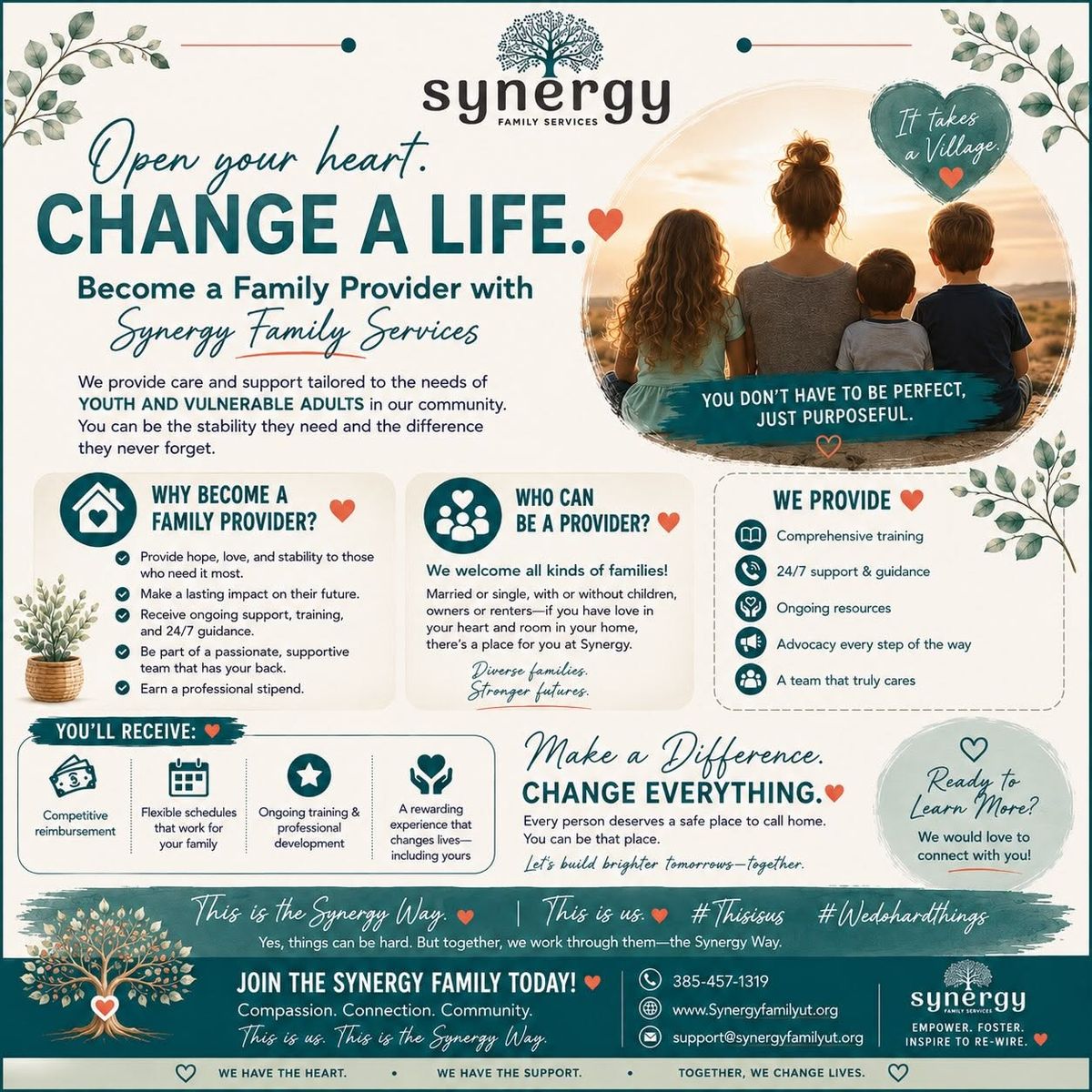 Synergy Family Services - Looking for Family Providers