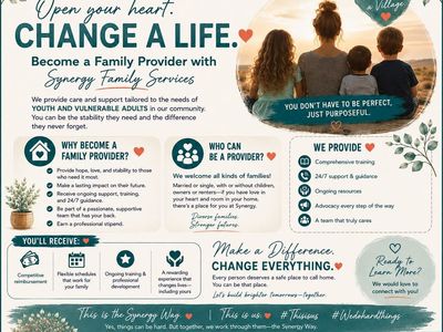 Synergy Family Services - Looking for Family Providers