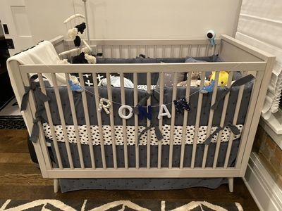 Pottery Barn Kids x West Elm Mid-Century Nursery Set — Crib, Dresser + Paxton Recliner