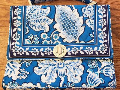 Vera Bradley Julia purse in blue lagoon