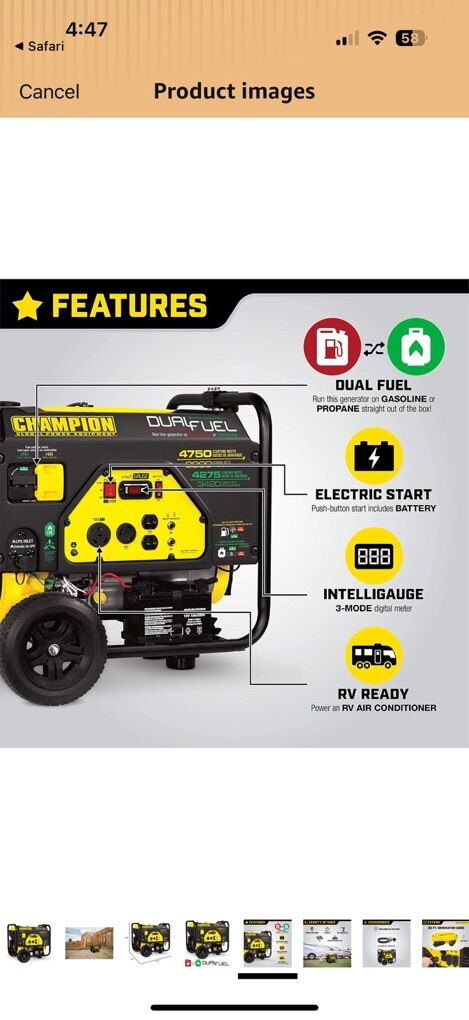 Champion Power Generator