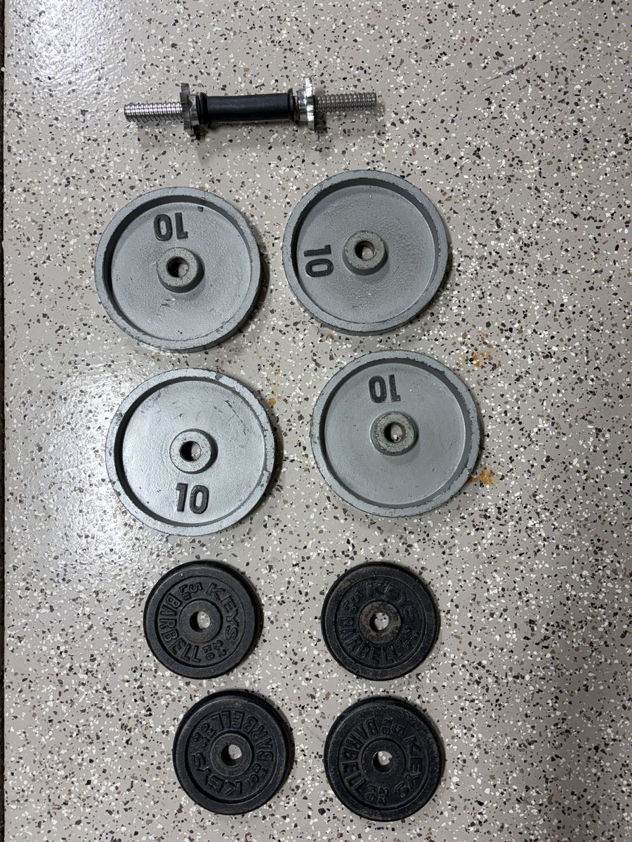 Adjustable Dumbbell Set with 60 lbs of Plates PLUS Door-Mount Pullup Bar