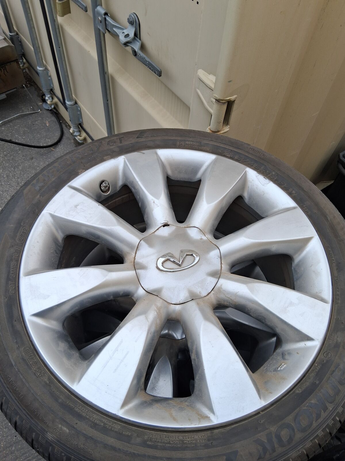 Infinity wheels and tires set of 4