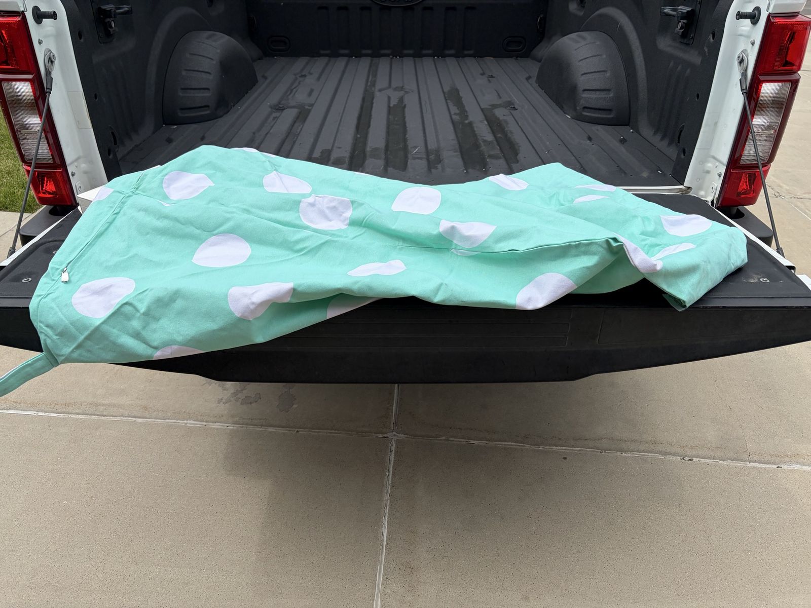 Brand New Toy Storage Bean Bag Cover - Mint/Polka Dot (Large)