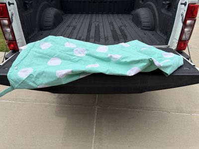 Brand New Toy Storage Bean Bag Cover - Mint/Polka Dot (Large)