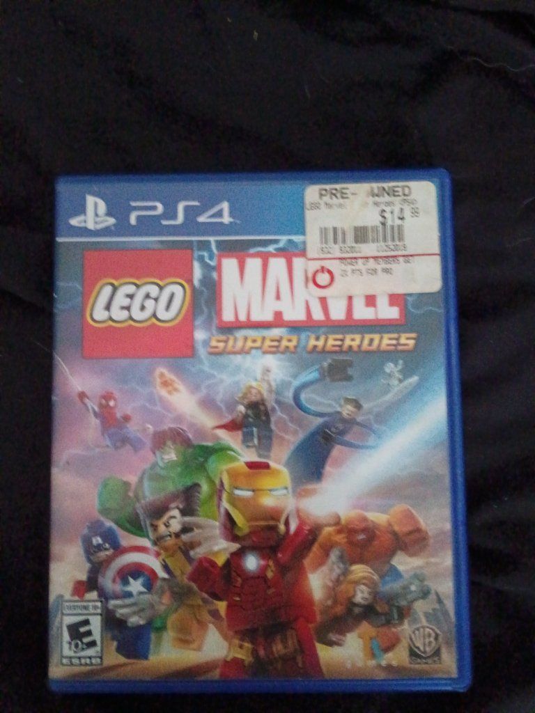 LEGO Marvel Super Heroes PS4 Game - Action-Adventure, Pre-owned