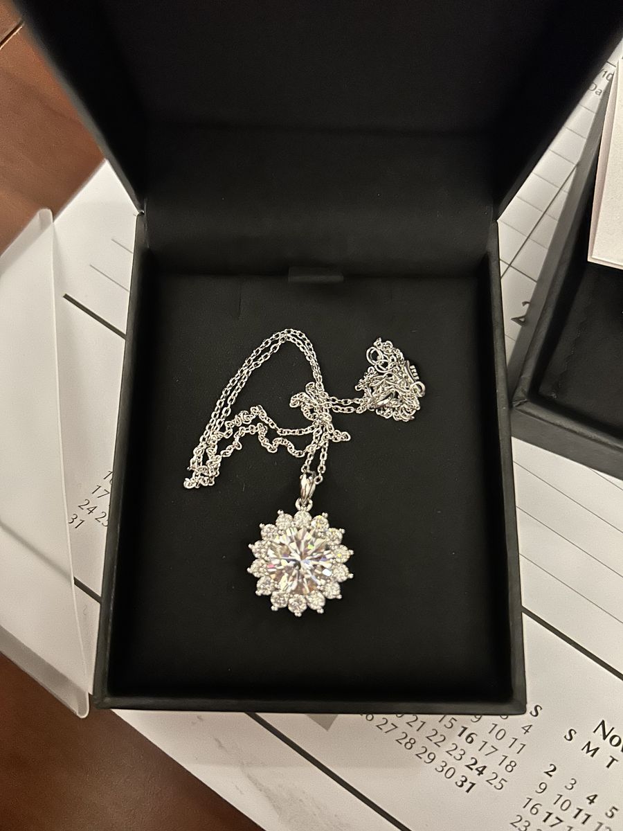 THEODORA MOISSANITE PENDANT 5.44 CARAT