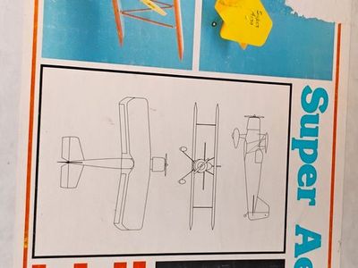 Vintage Aeromaster biplane kit