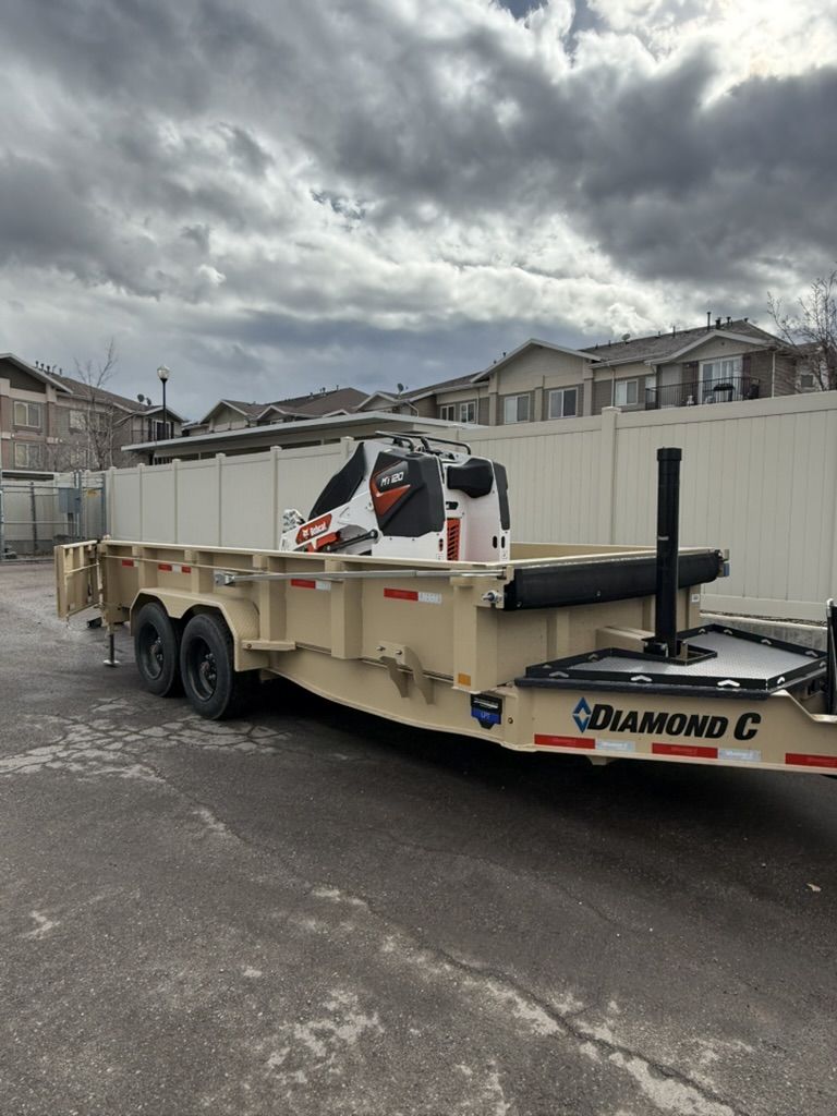 Mini Skid + Dump Trailer Combo - Backyard Landscaping - Half day for $245