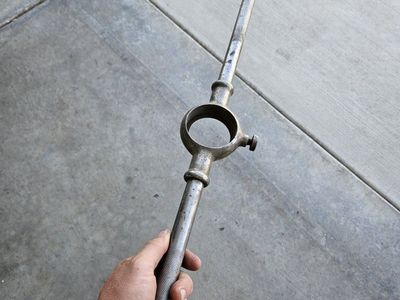 Huge vintage die handle