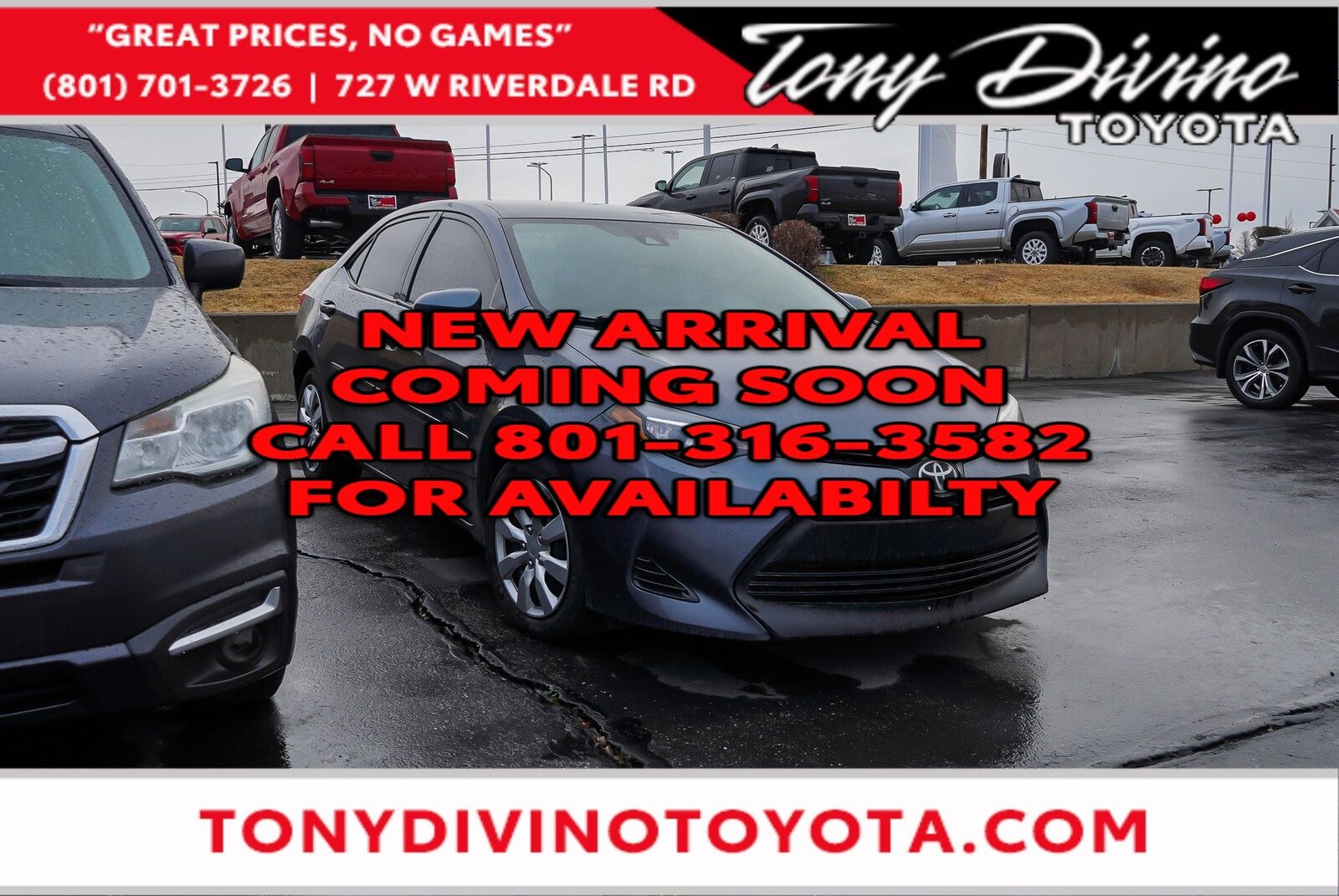 2017 TOYOTA COROLLA LE