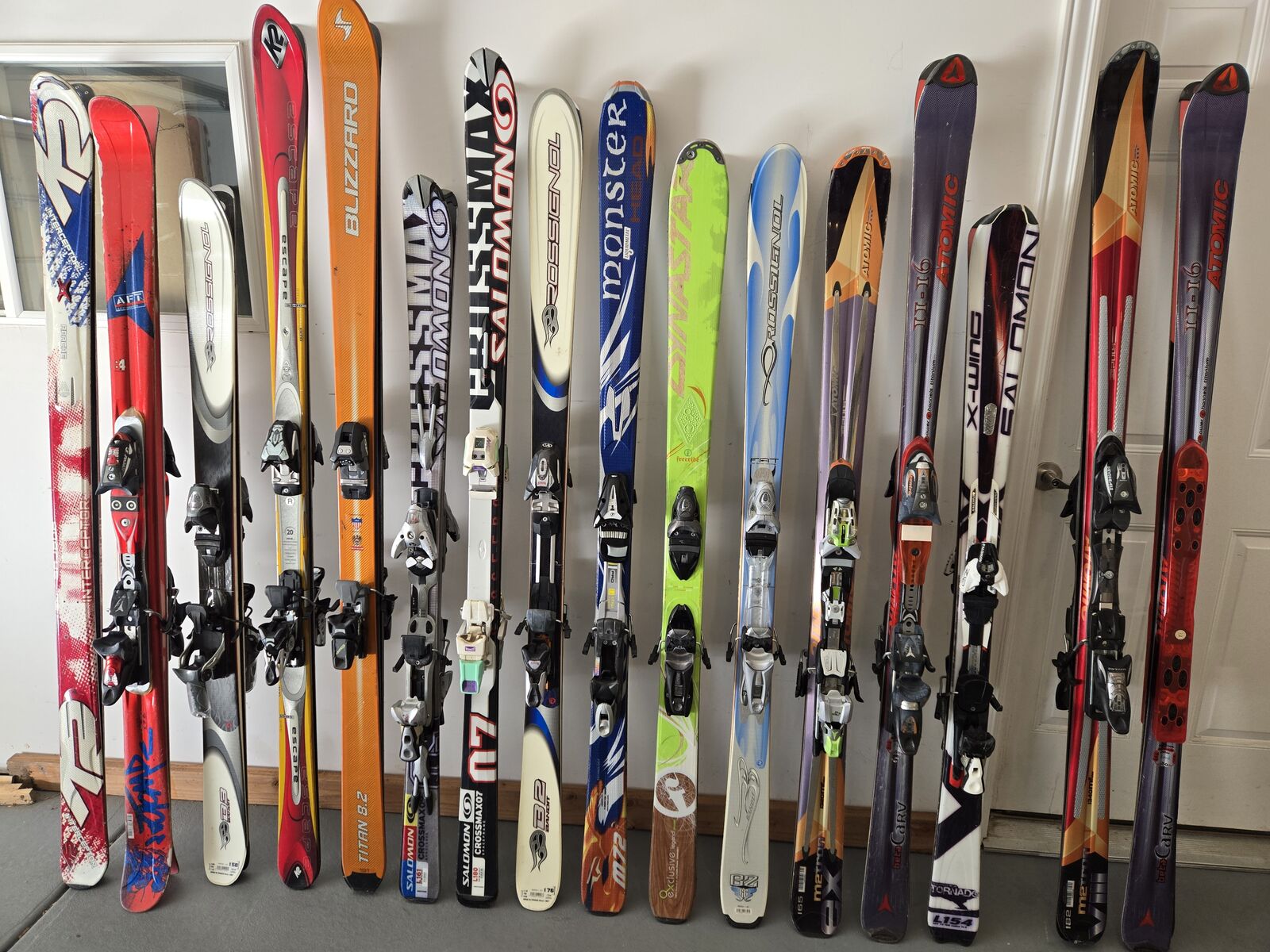 Atomic, Salomon, K2, Rossignol, Head Skis, Good Condition