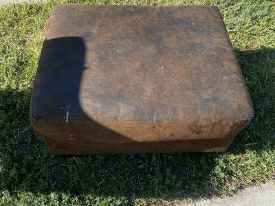 Free ottoman needs cleaning