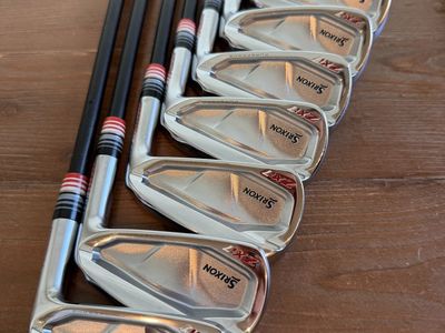 Srixon ZXi7 and ZXi 5 irons w/ 1 of 1 custom LA Golf Shafts.
