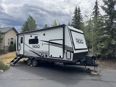 2023 Rockwood Roo 235S | One Owner | Solar | Outdoor Kitchen | Theater Seating