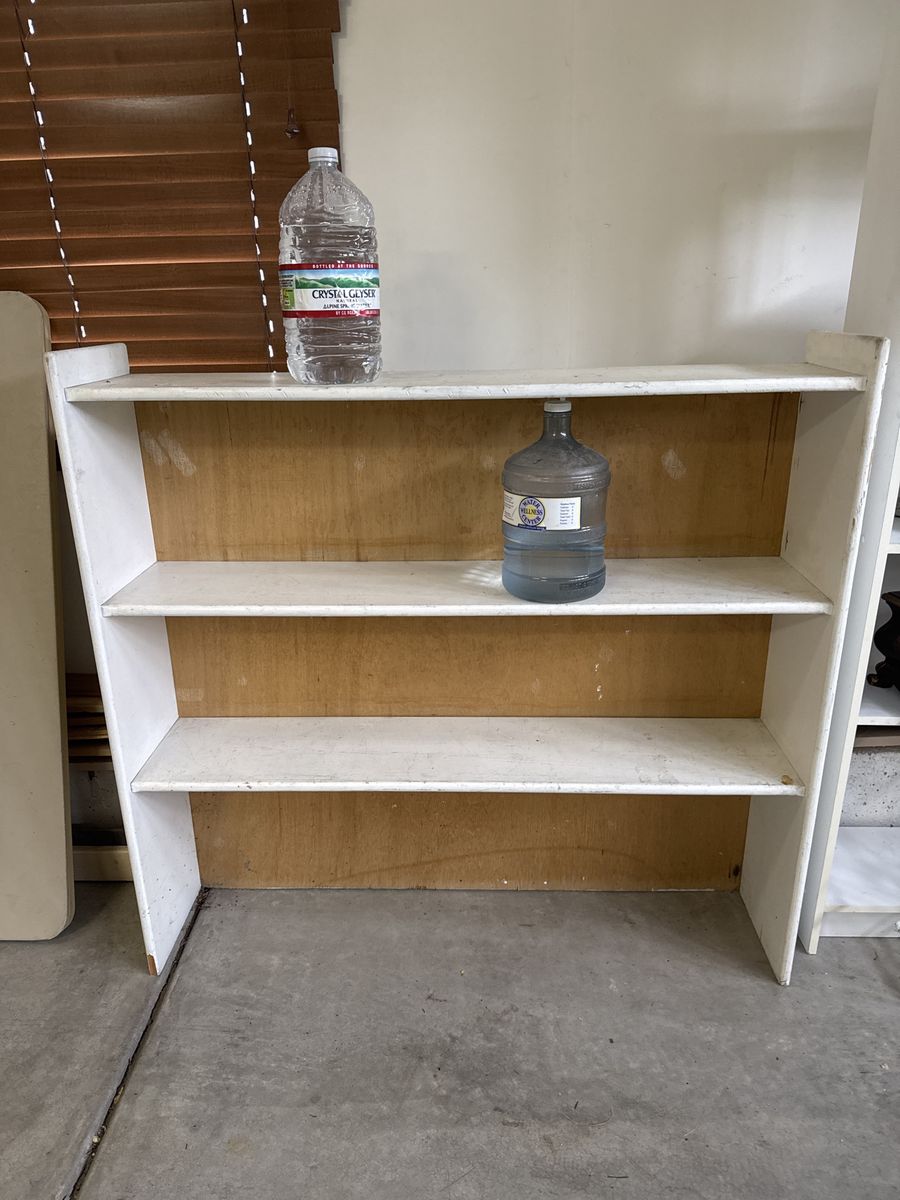 Three tier shelf wood