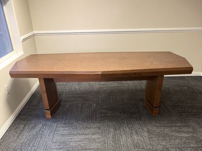 Must go ASAP - Solid Wood Boat-Shaped Conference Table (8 Feet)