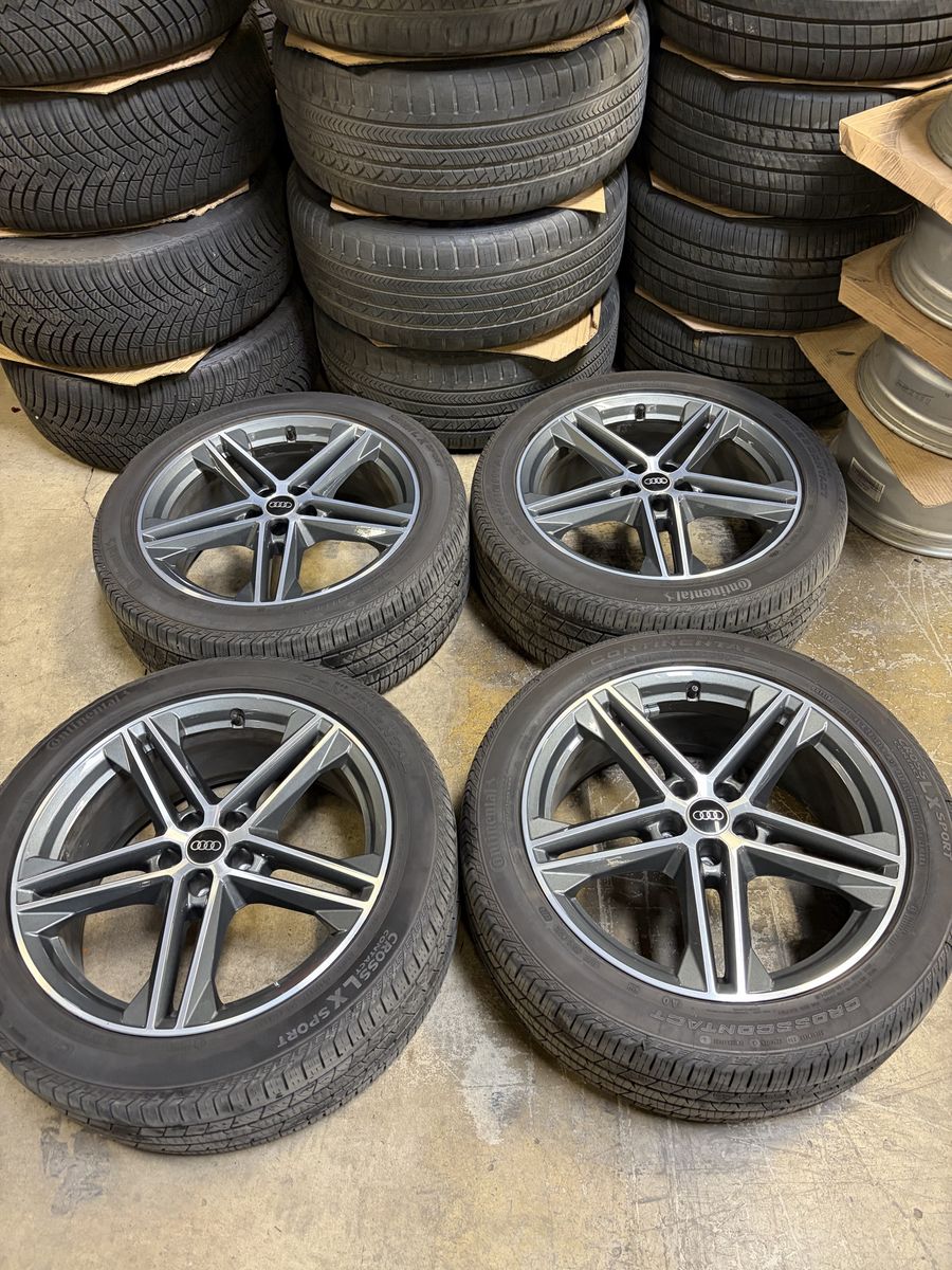 OEM AUDI Q5 Wheels and Continental Tires 255/45/20