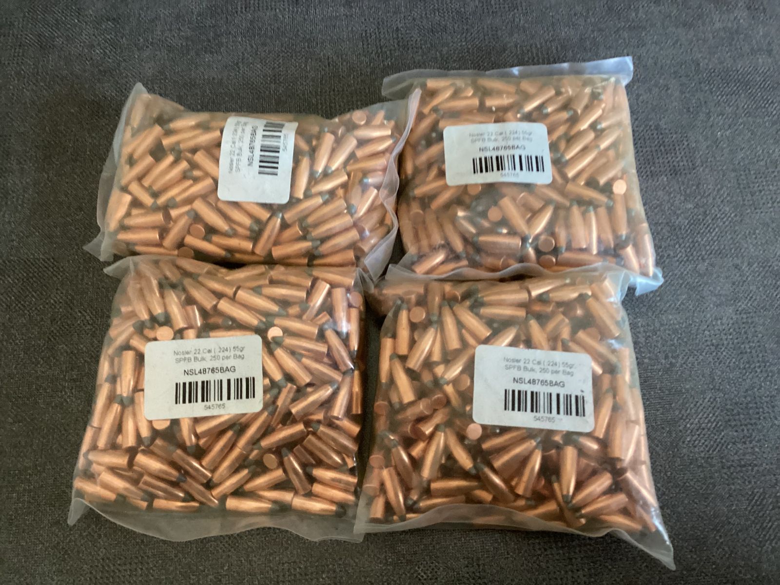 Nosler .22 cal. Bullets