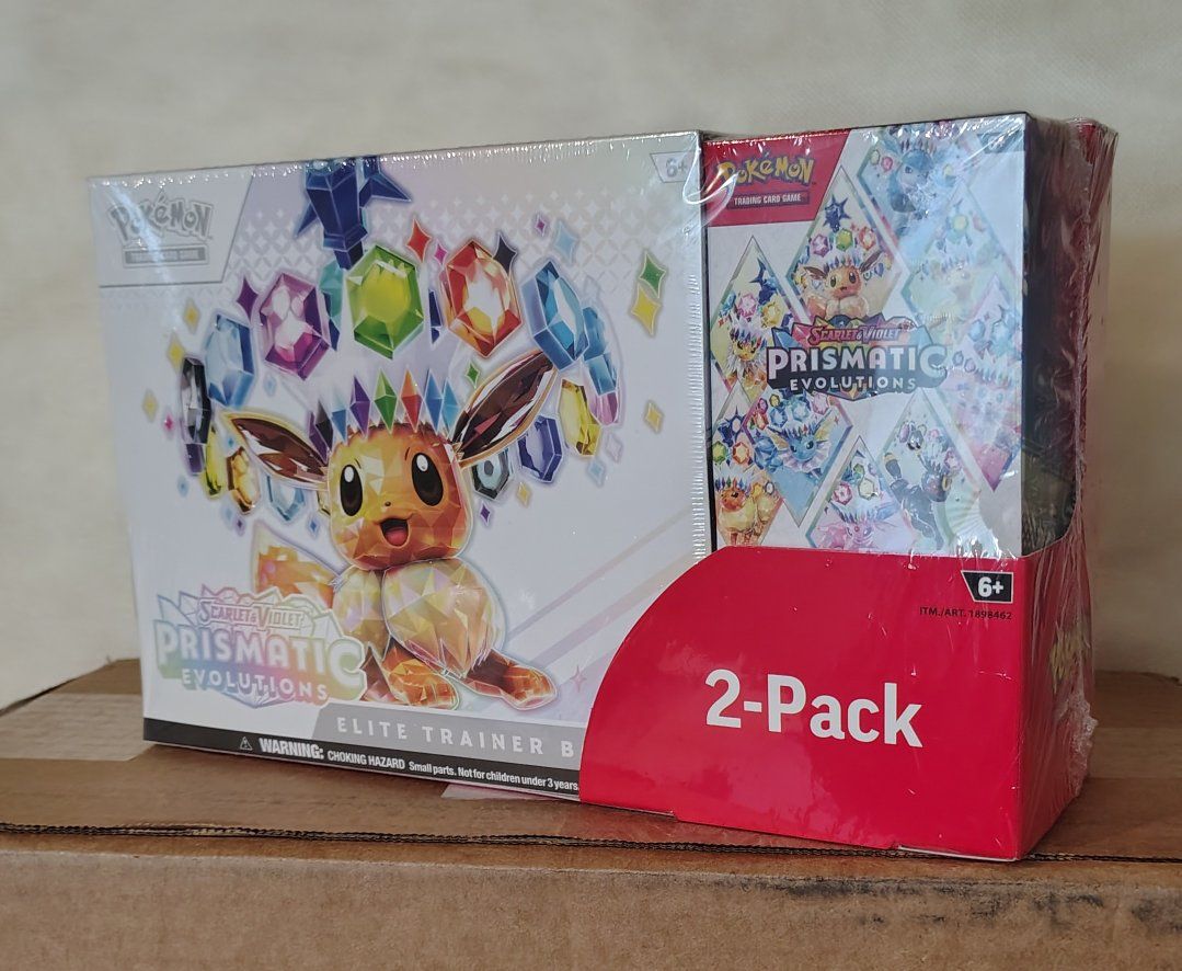 Pokémon Prismatic Evolution ETB/Bundle Sealed Pokemon Cards