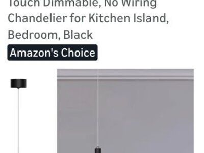 New in Box! Chargeable Pendant Light