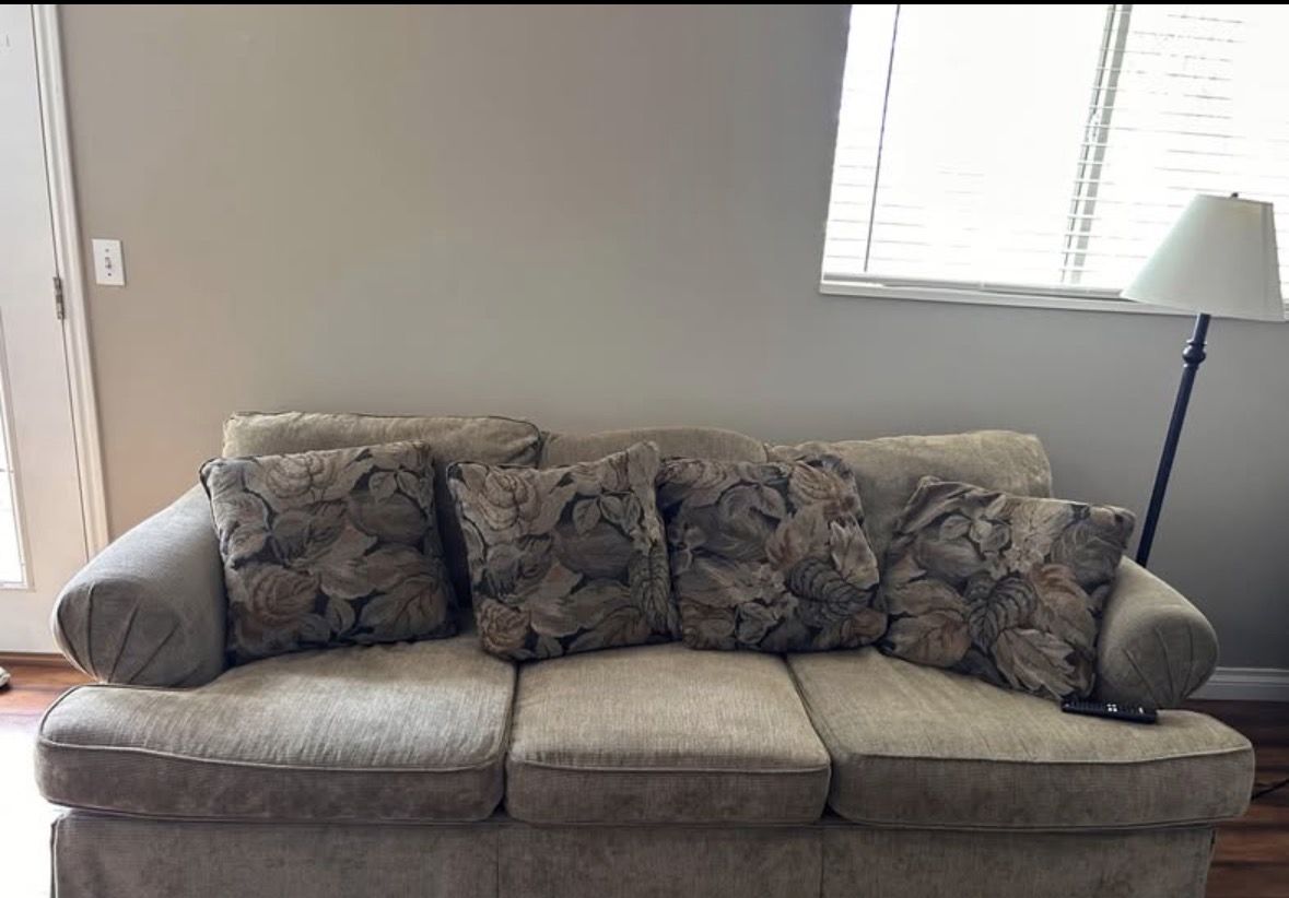 Sleeper couch & loveseat