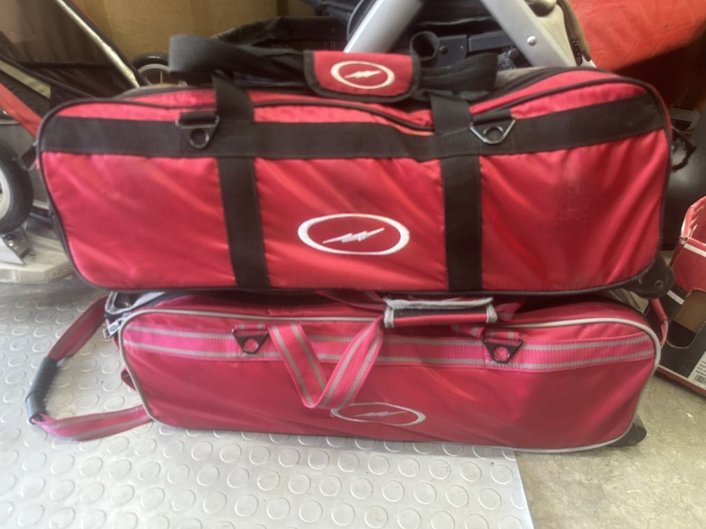 Several 3 Ball Bowling Bags