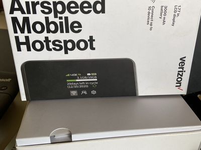 VERIZON Airspeed Mobile Hotspot 4G LTE WiFi Router Tested w/ Box and Charger