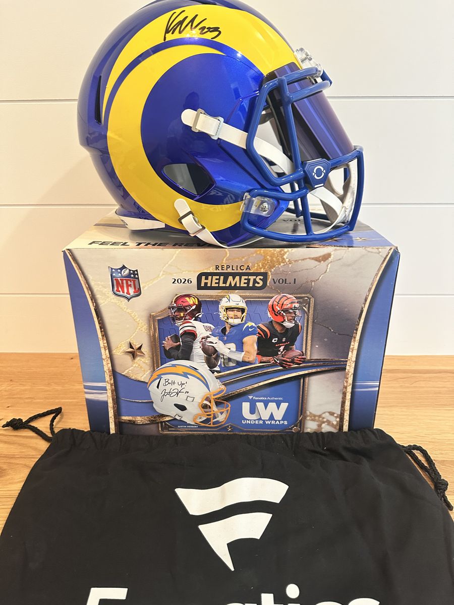 Kyren Williams Signed Los Angeles Rams Full Size Speed Replica Helmet – Fanatics Certified