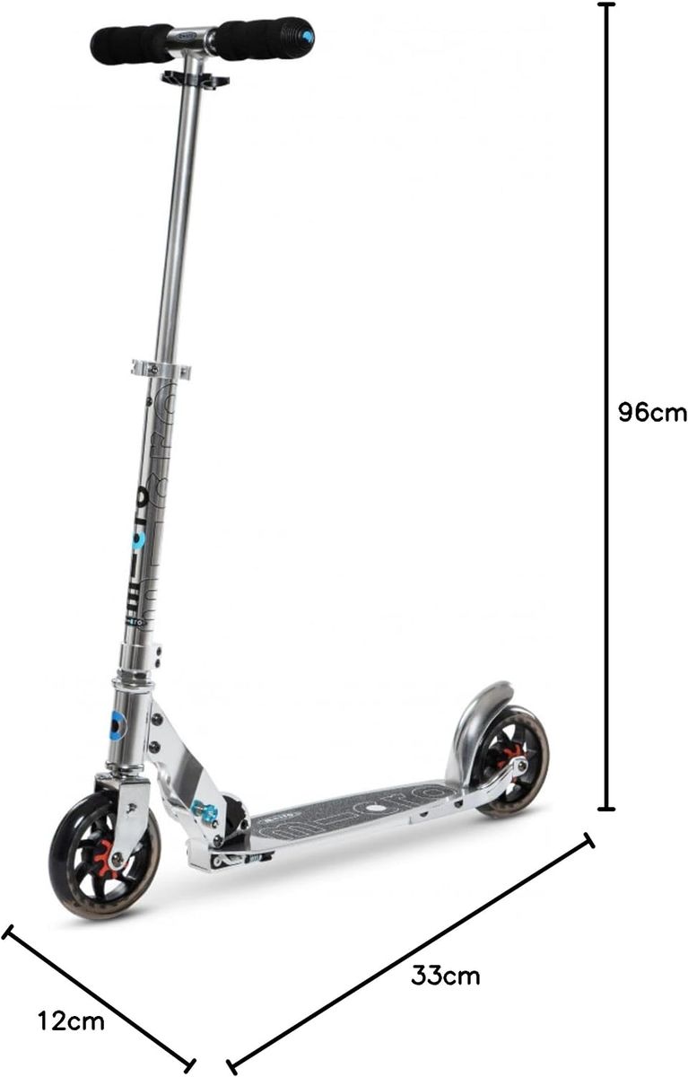 Rare Micro Speed+ Folding Kick Scooter 145mm Wheels Shock Absorbing Commuter (2 available)