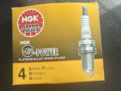 NGK G-POWER Platinum Alloy Spark Plugs - BCPR6EGP (Stock No. 7088) - Set of 4