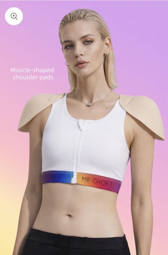 Chest Binder With Shoulder Pads Cosmicotaku