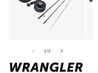 Redington WRANGLER SALT KIT 890-4S Fly Fishing Rod & Reel Combo with Case
