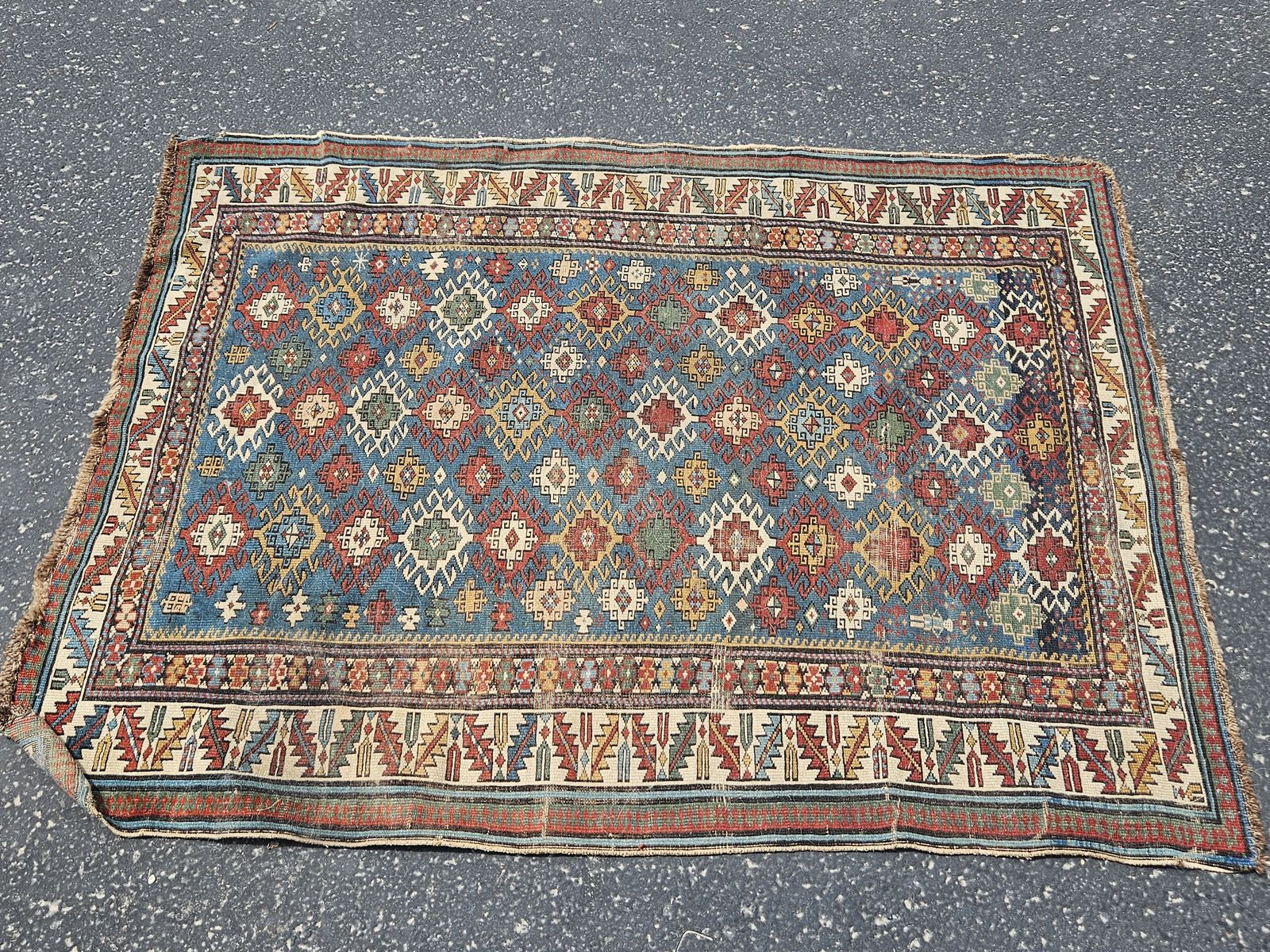 Antique Carpet: 46" x 58"