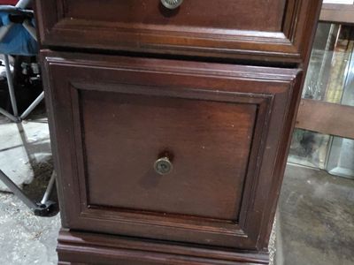 2 drawer file cabinet on wheels
