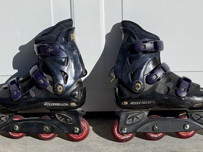Rollerblade Fusion MX Men's Inline Skates Size 10 Black/Purple