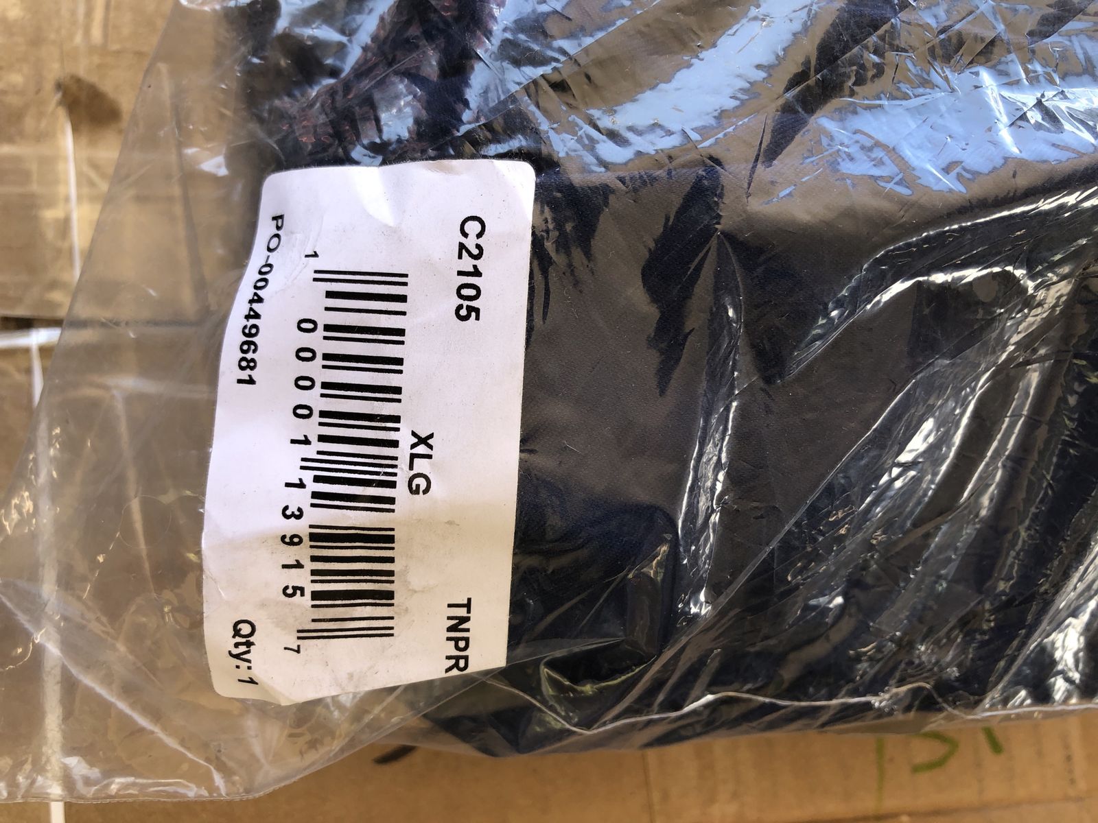 New Unisex Navy Blue Elastic Waist Scrub Pants - Size XLarge, C2105 TNPR