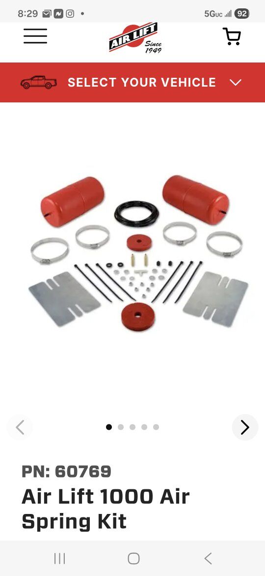airbags for your coil springs