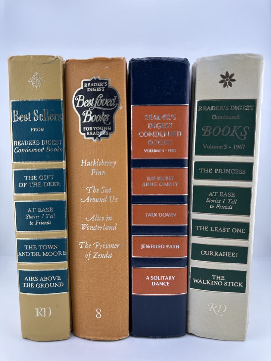 Reader’s Digest Condensed Books Lot 4 Vintage Hardcover 1967 1983 Classics