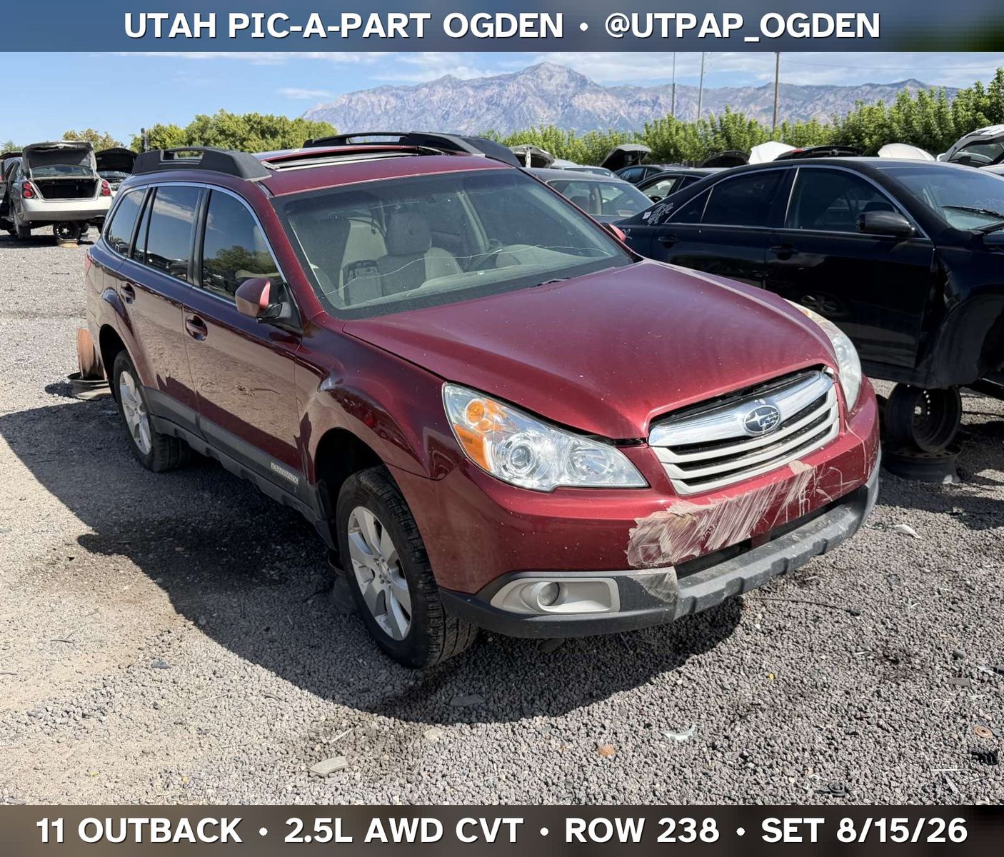 Just In! 2011 Subaru Outback Parts - UTPAP Ogden