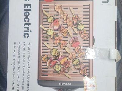 Chefman Indoor Electric Grill XL NEW