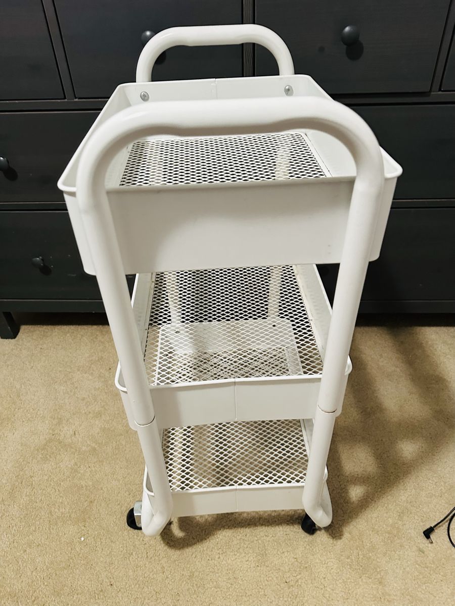 (2) 3-tier utility carts $60