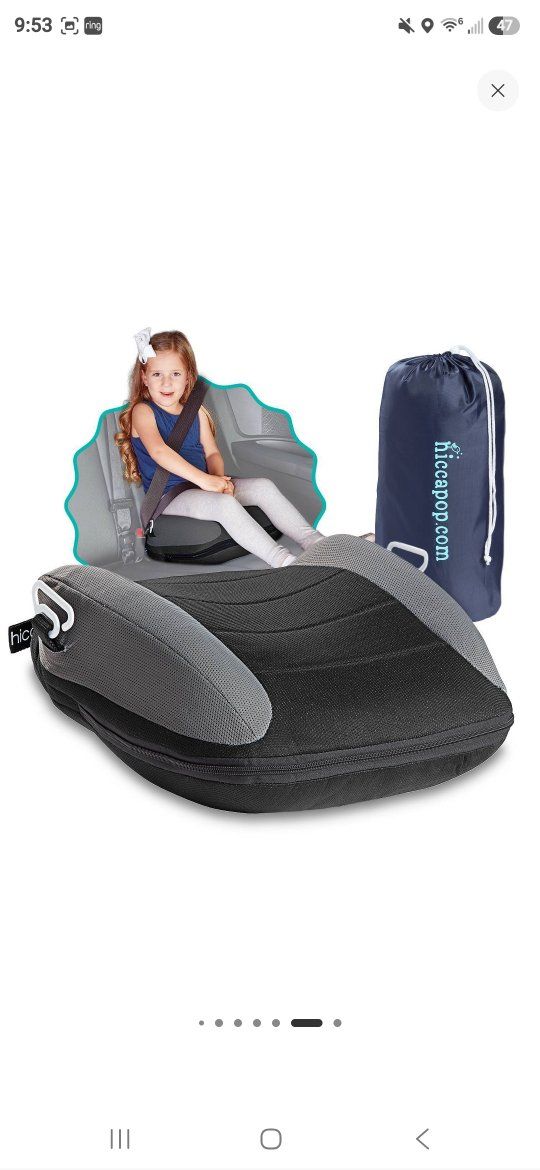 Hiccapop Inflatable Carseat