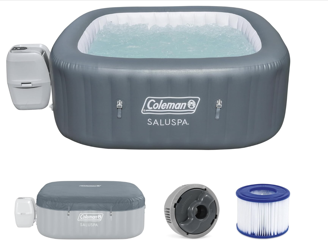 New in box - Coleman Saluspa Hot Tub - 4-6 Person