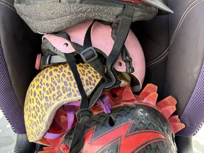 Used helmets