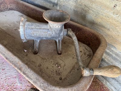 Hay trolley / Meat grinder