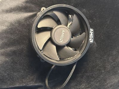 AMD CPU Cooler Heatsink Fan with Mounting Screws Used
